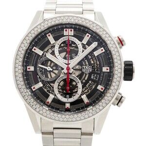 TAG Heuer Carrera CAR201P Skeleton Dial Watch for Men